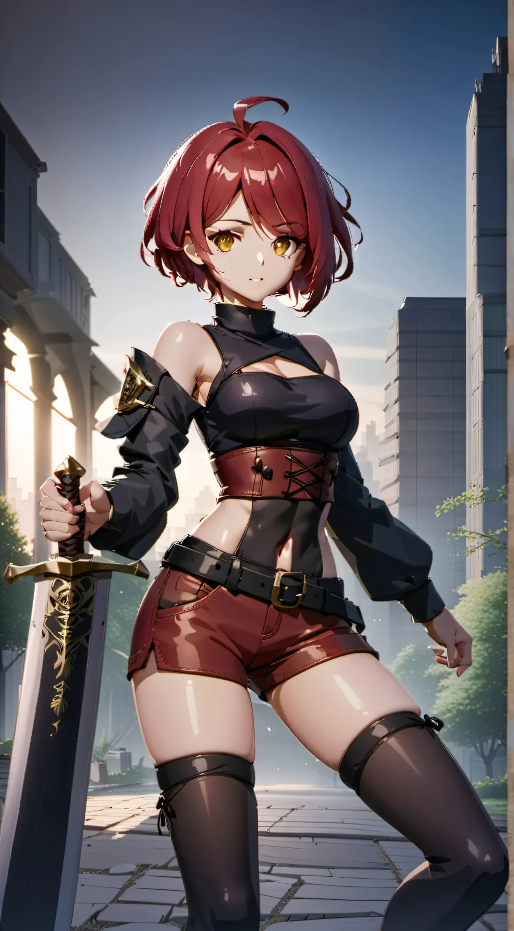 ai character: Pyra background