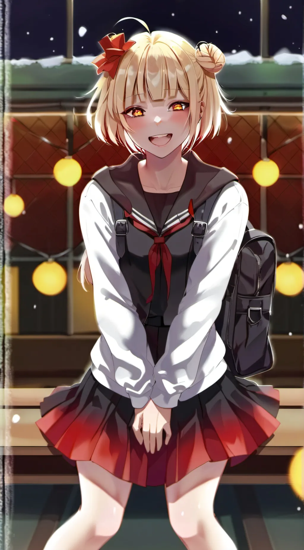 ai character: Toga  background