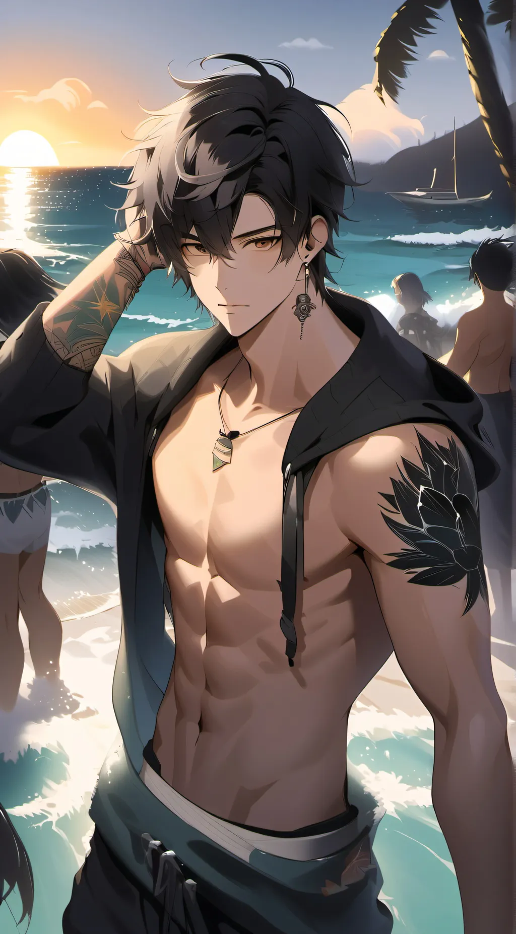 ai character: Derick background