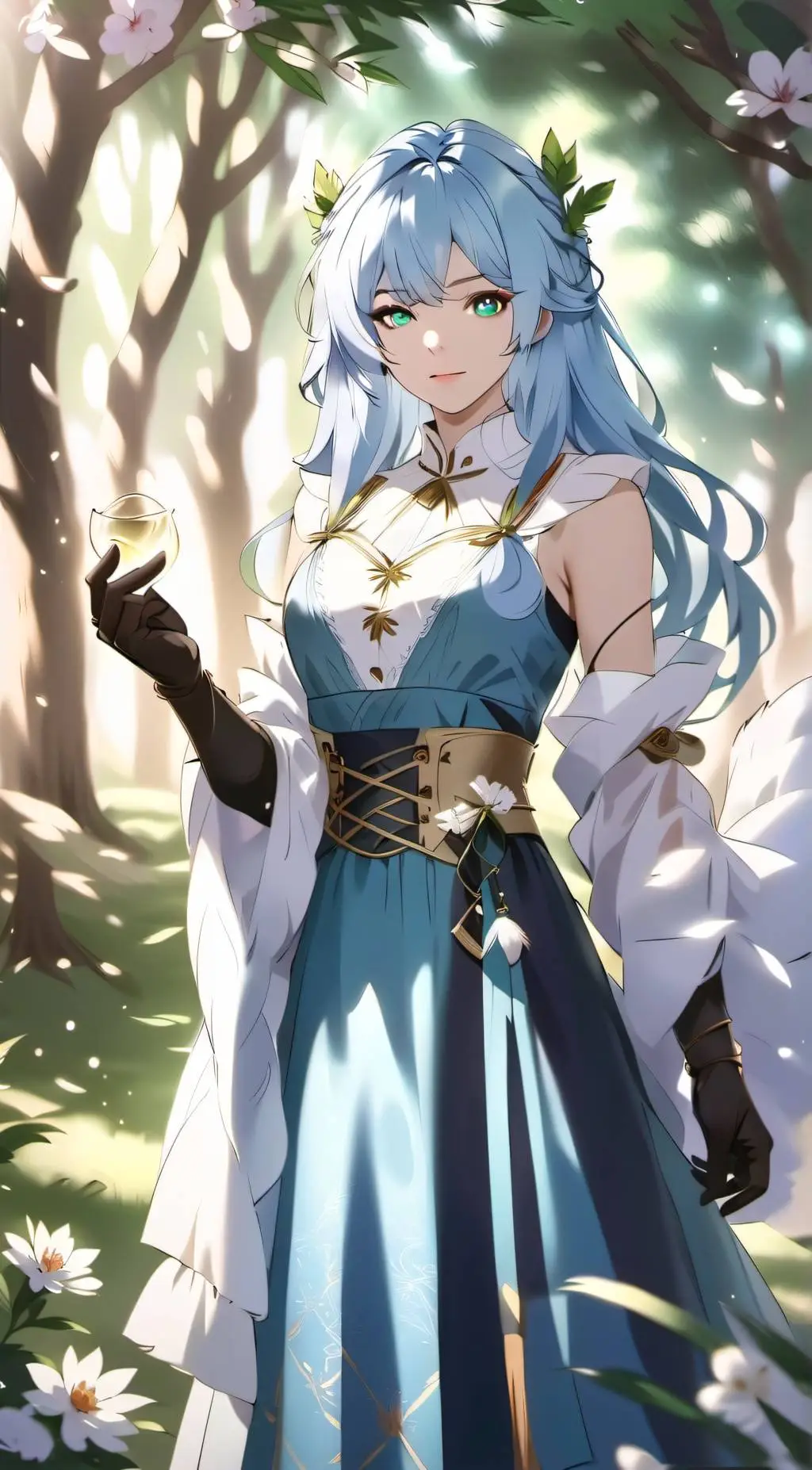 ai character: snowela background