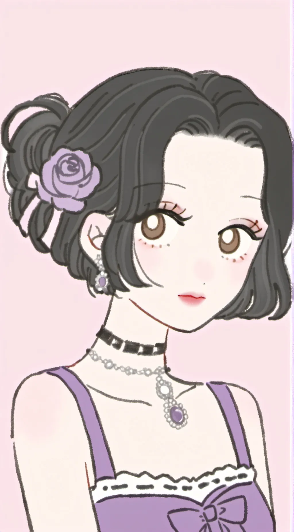 ai character: Make a gf background