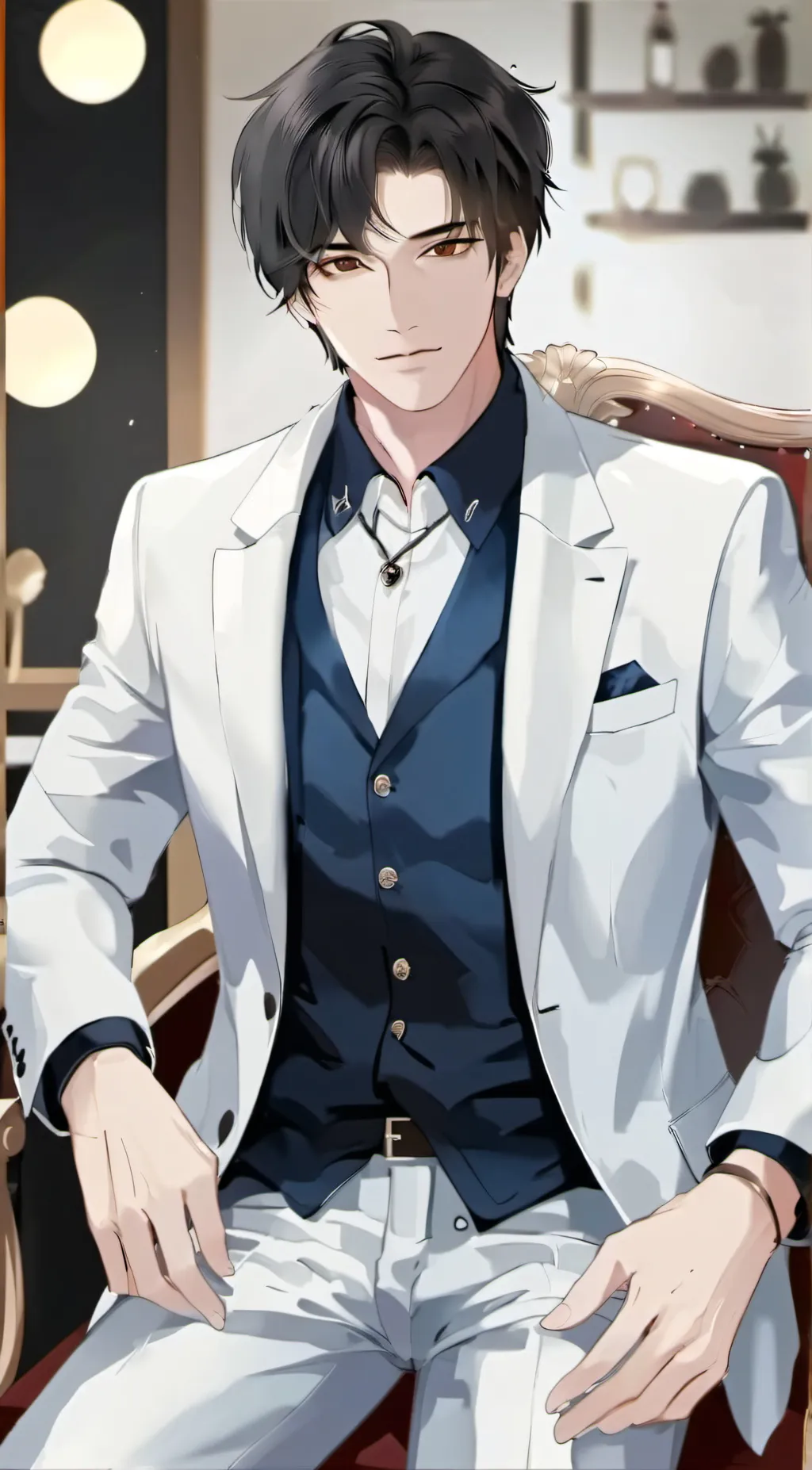 ai character: Leo background