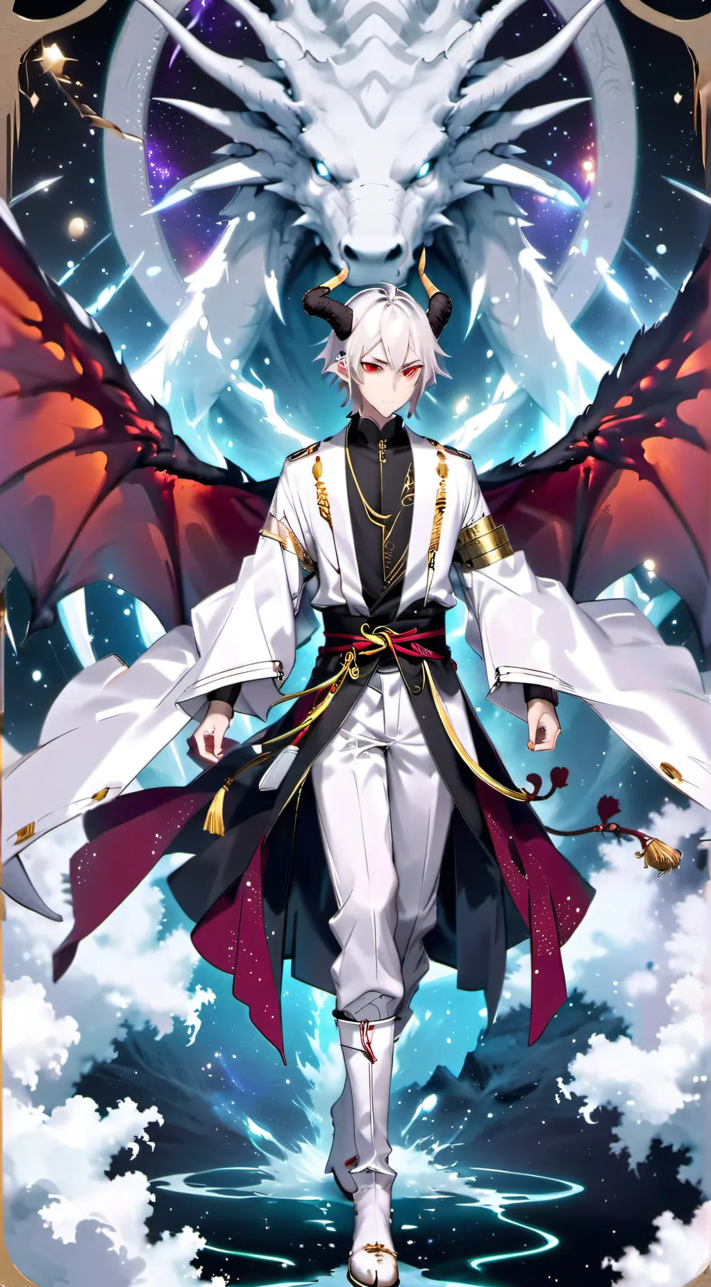 ai character: Azul background