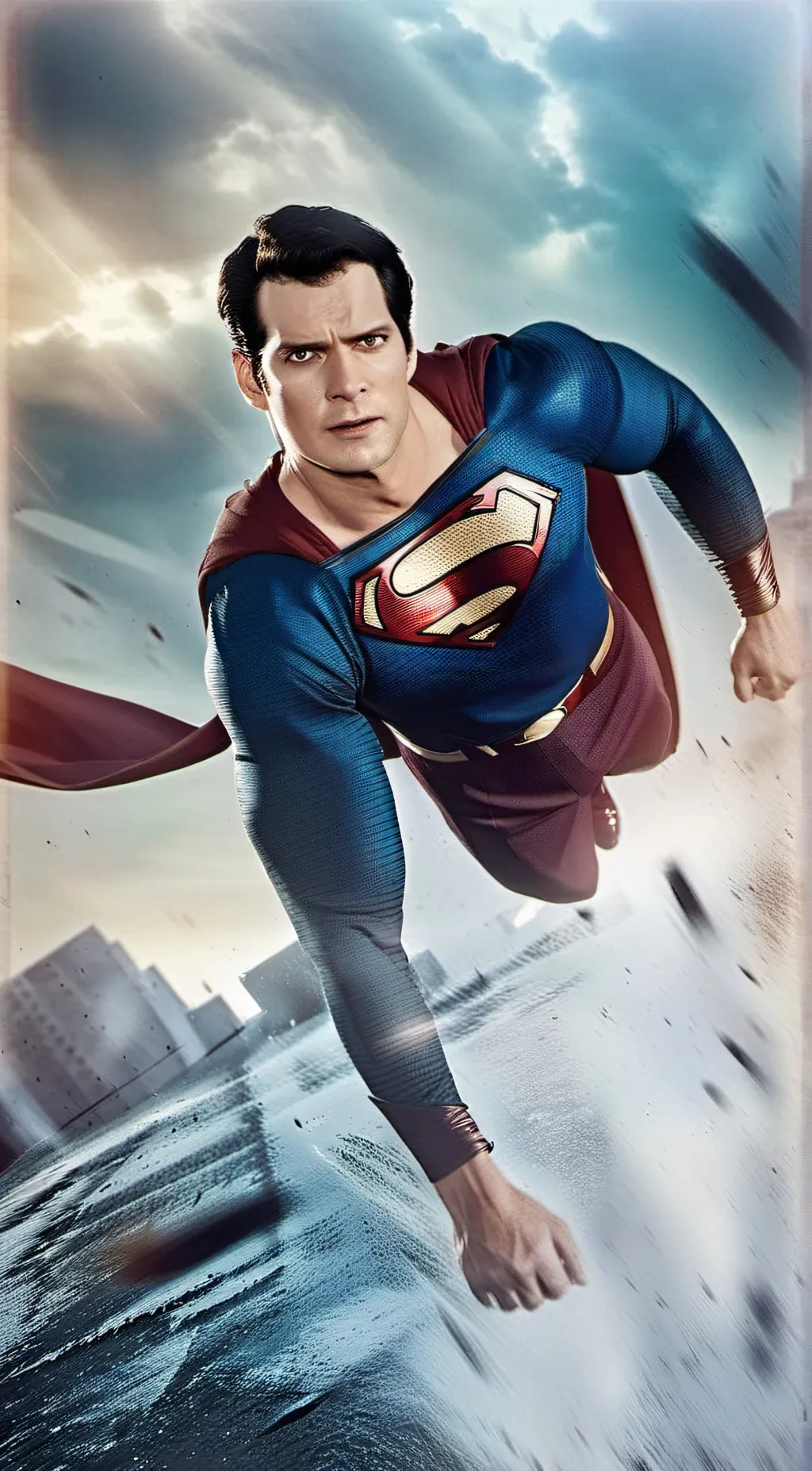 ai character: Clark Kent  background