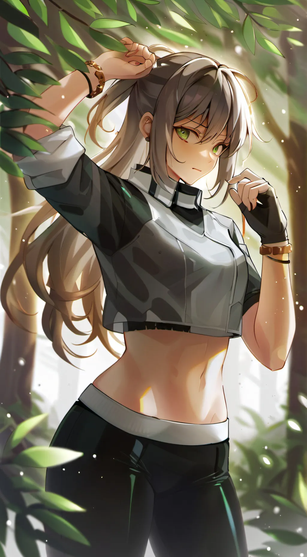 ai character: Nightowl on a run background