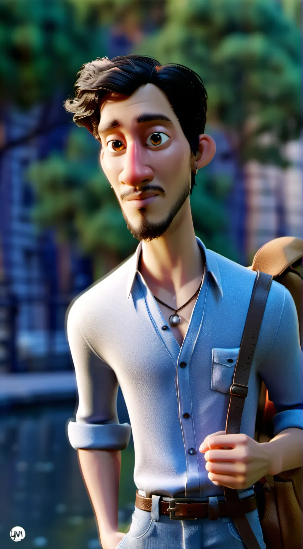 ai character: gat background