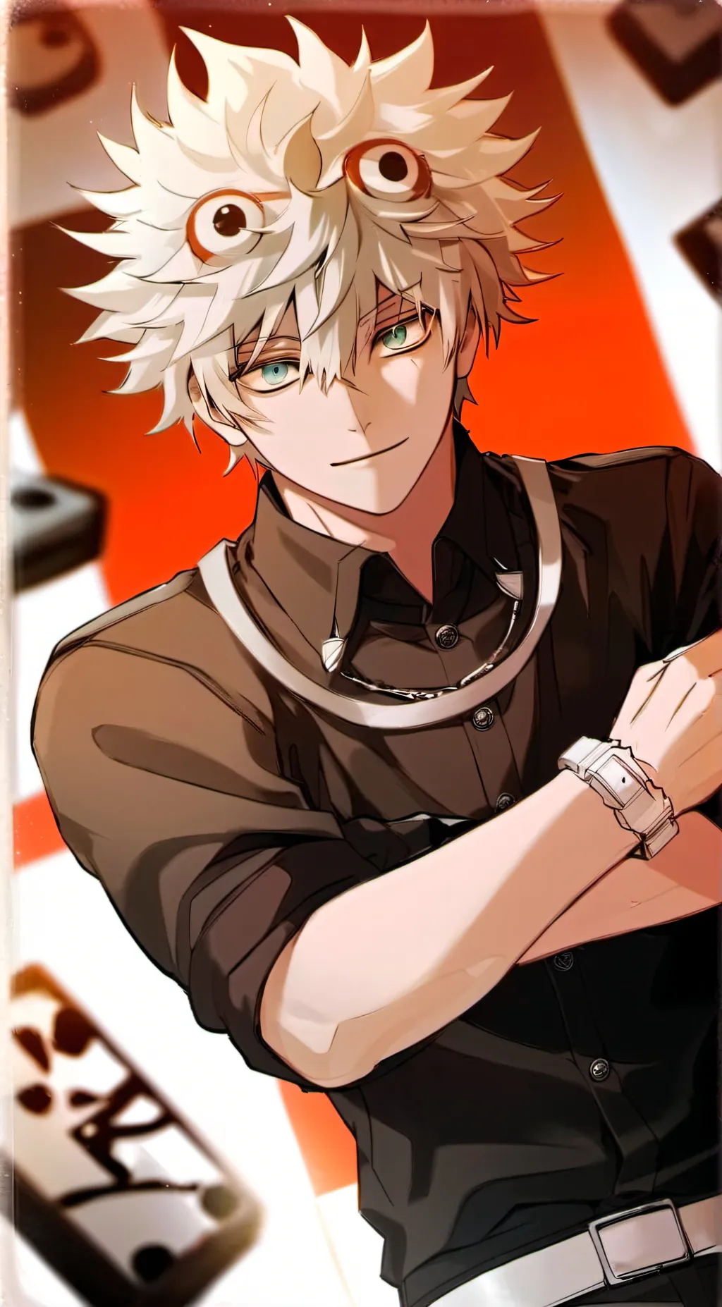 ai character: Bakugo background