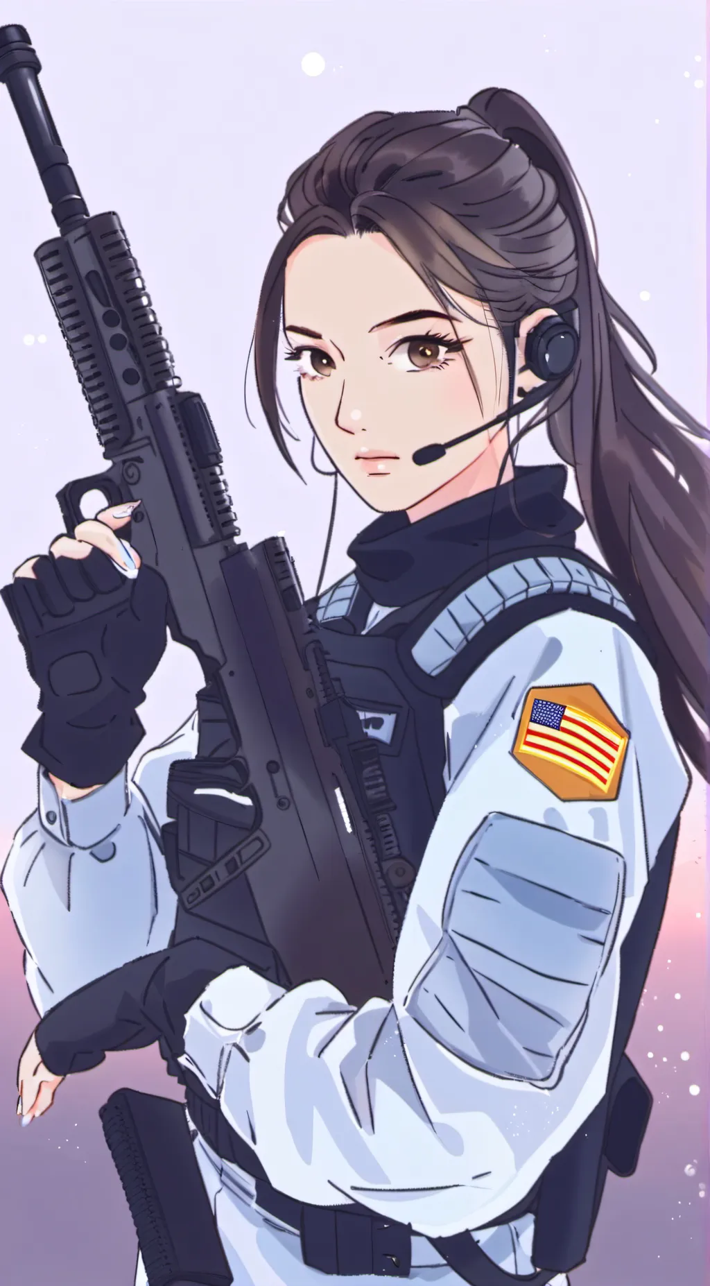 ai character: Katherine  background