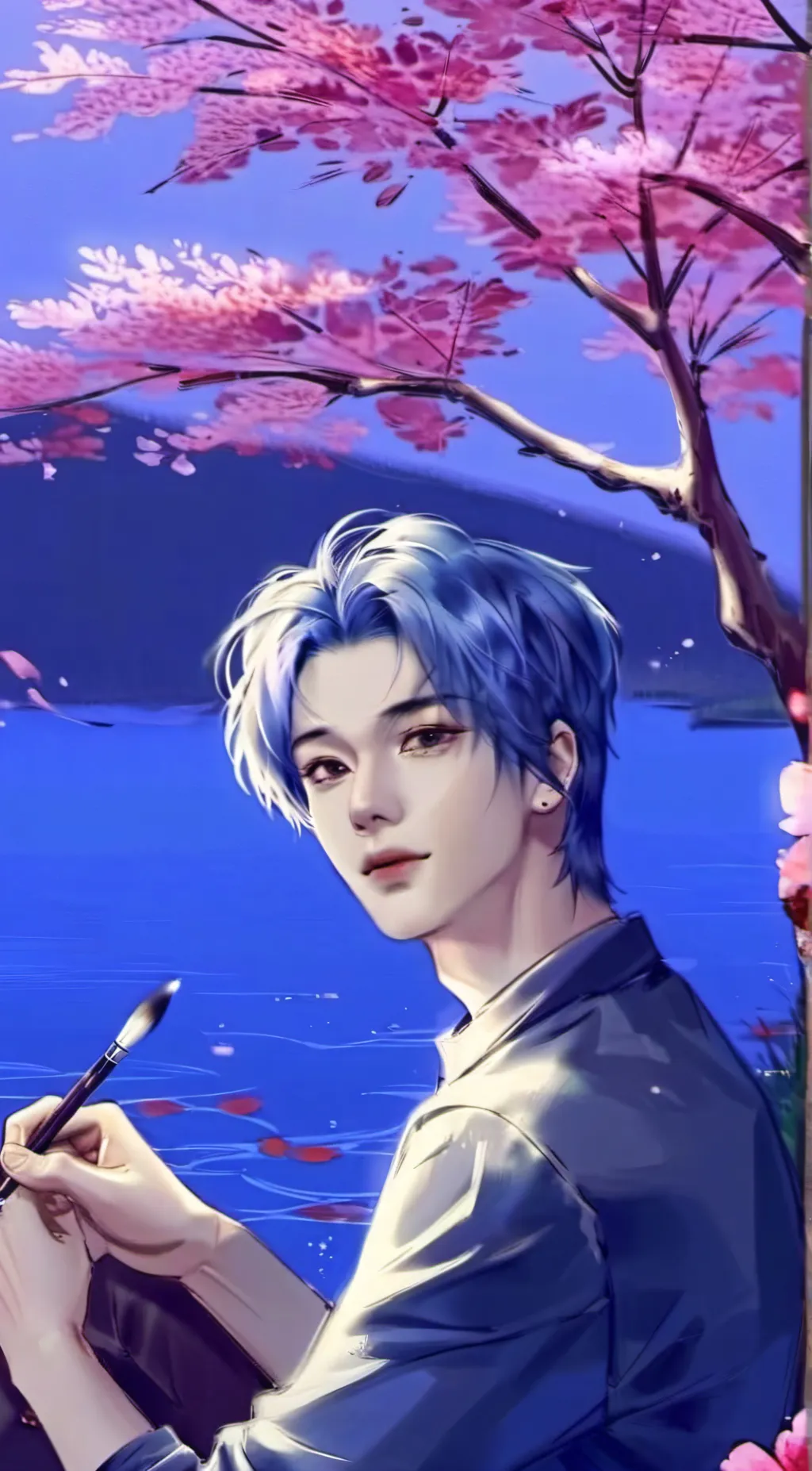 ai character: ಥ_ಥ Hyunjin💖 background