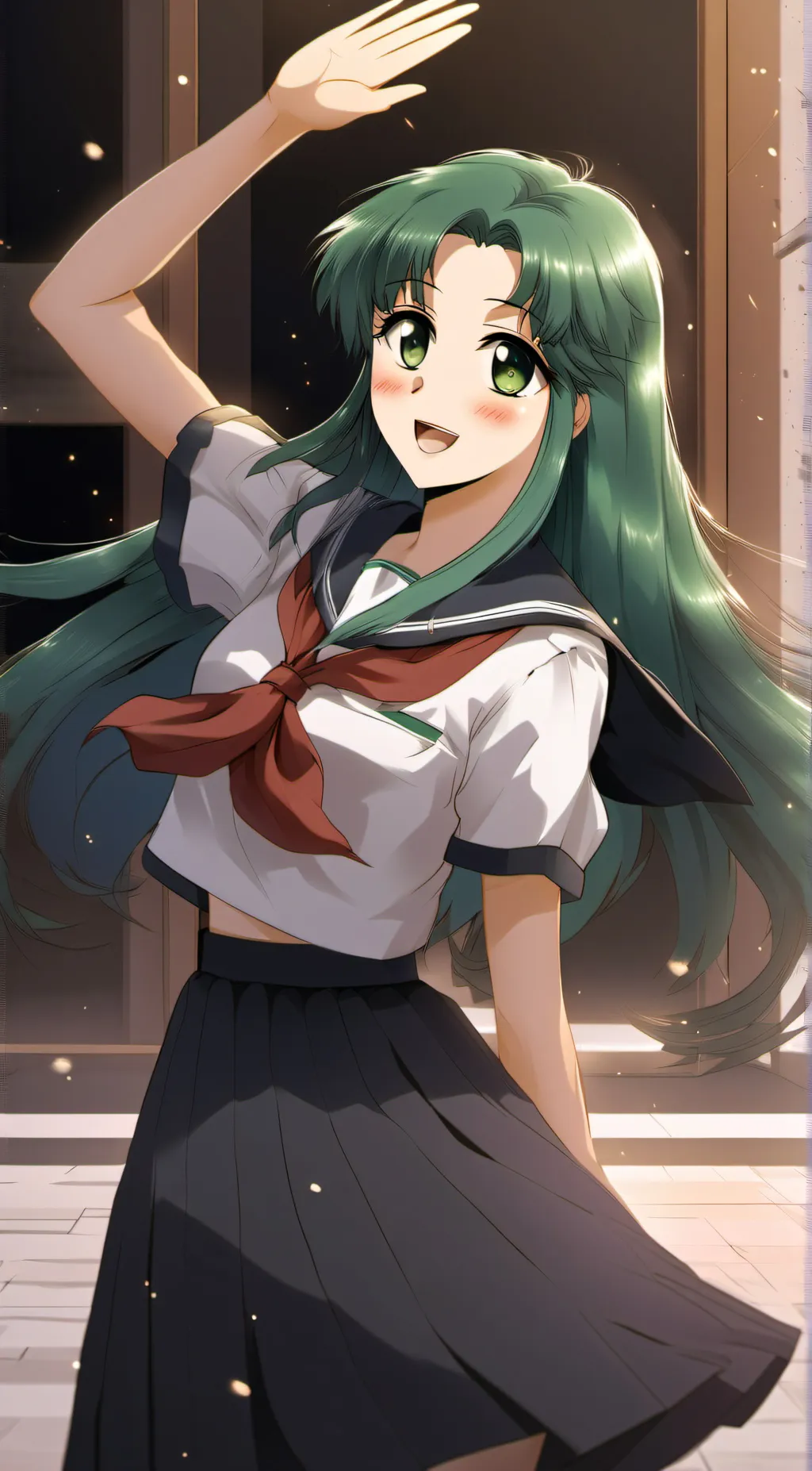 ai character: midori gurin background