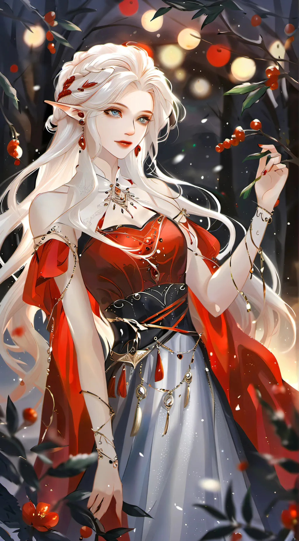 ai character: Moonlight  background