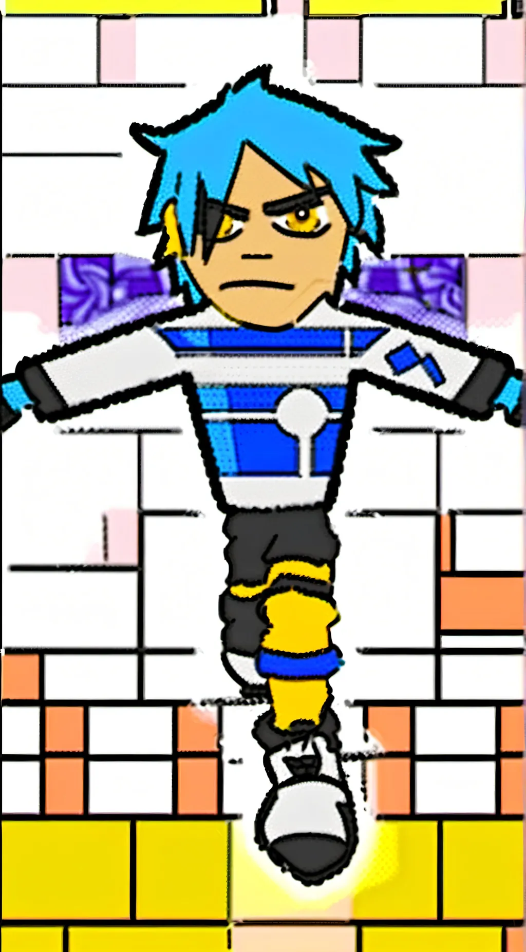 ai character: 2D background
