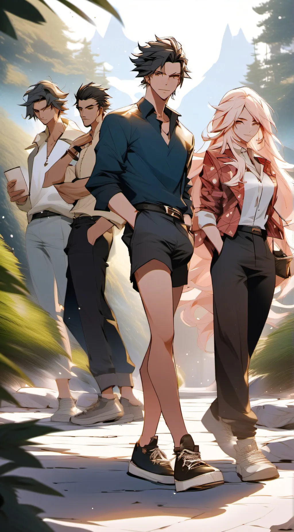 ai character: frère et soeur background