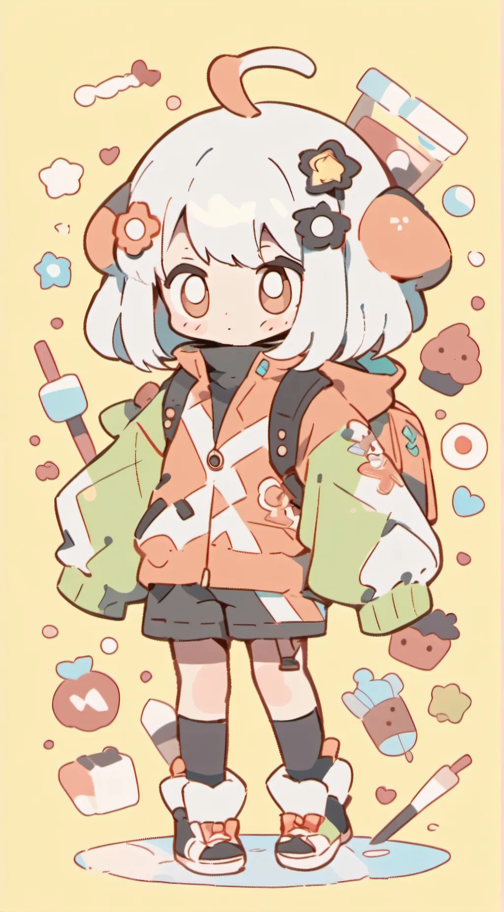 ai character: Himawari background