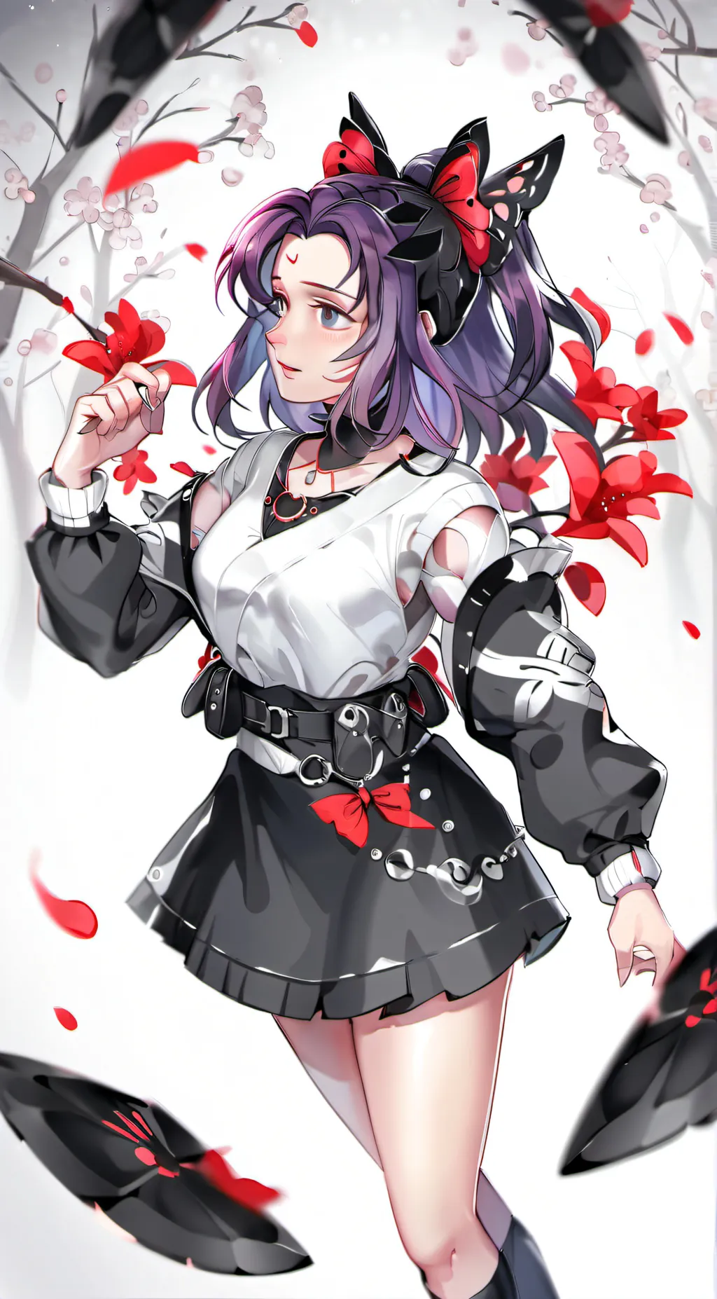 ai character: Shinobu Kochou  background