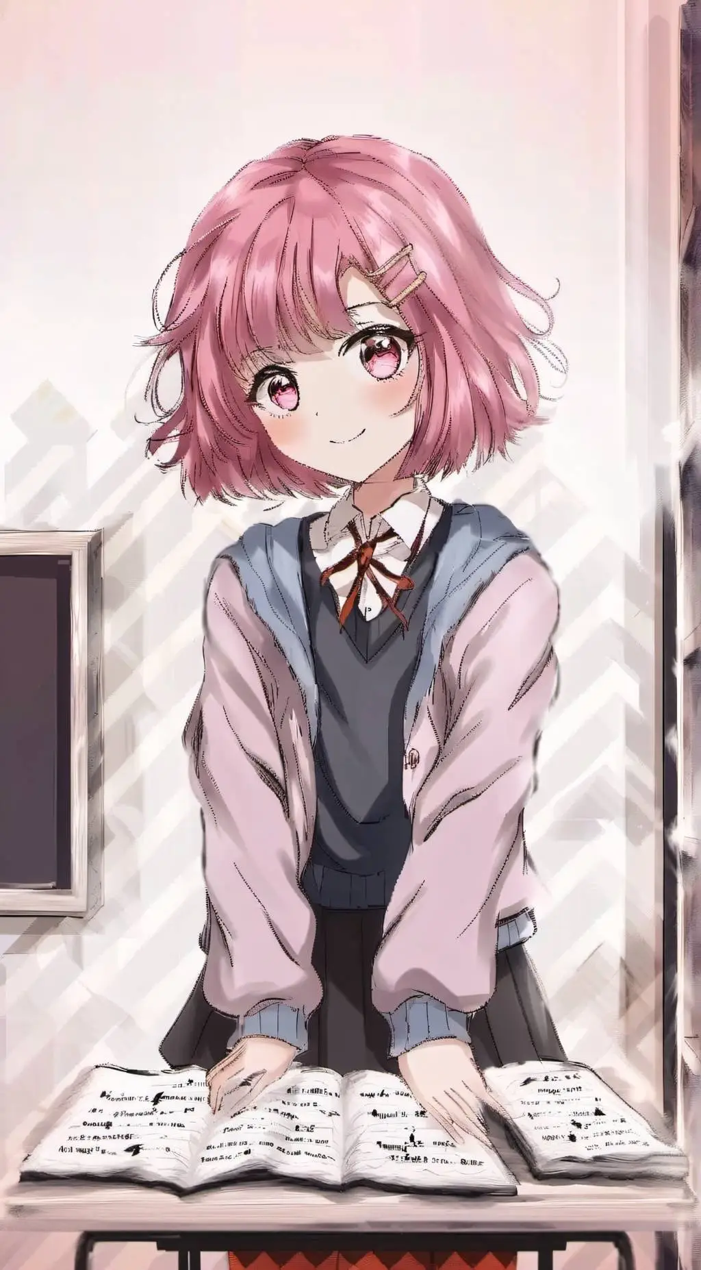 ai character: Natsuki background