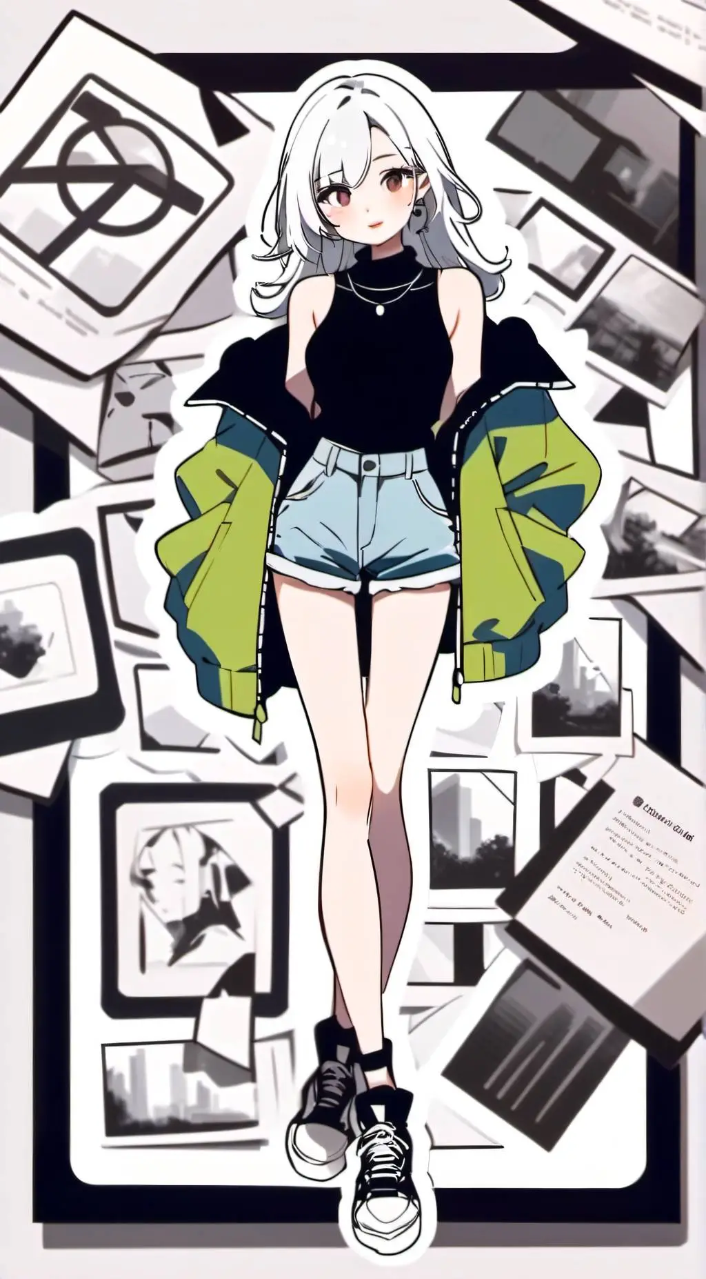ai character: Melody background