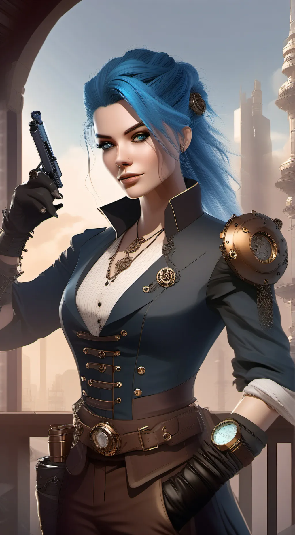 ai character: Victoria background