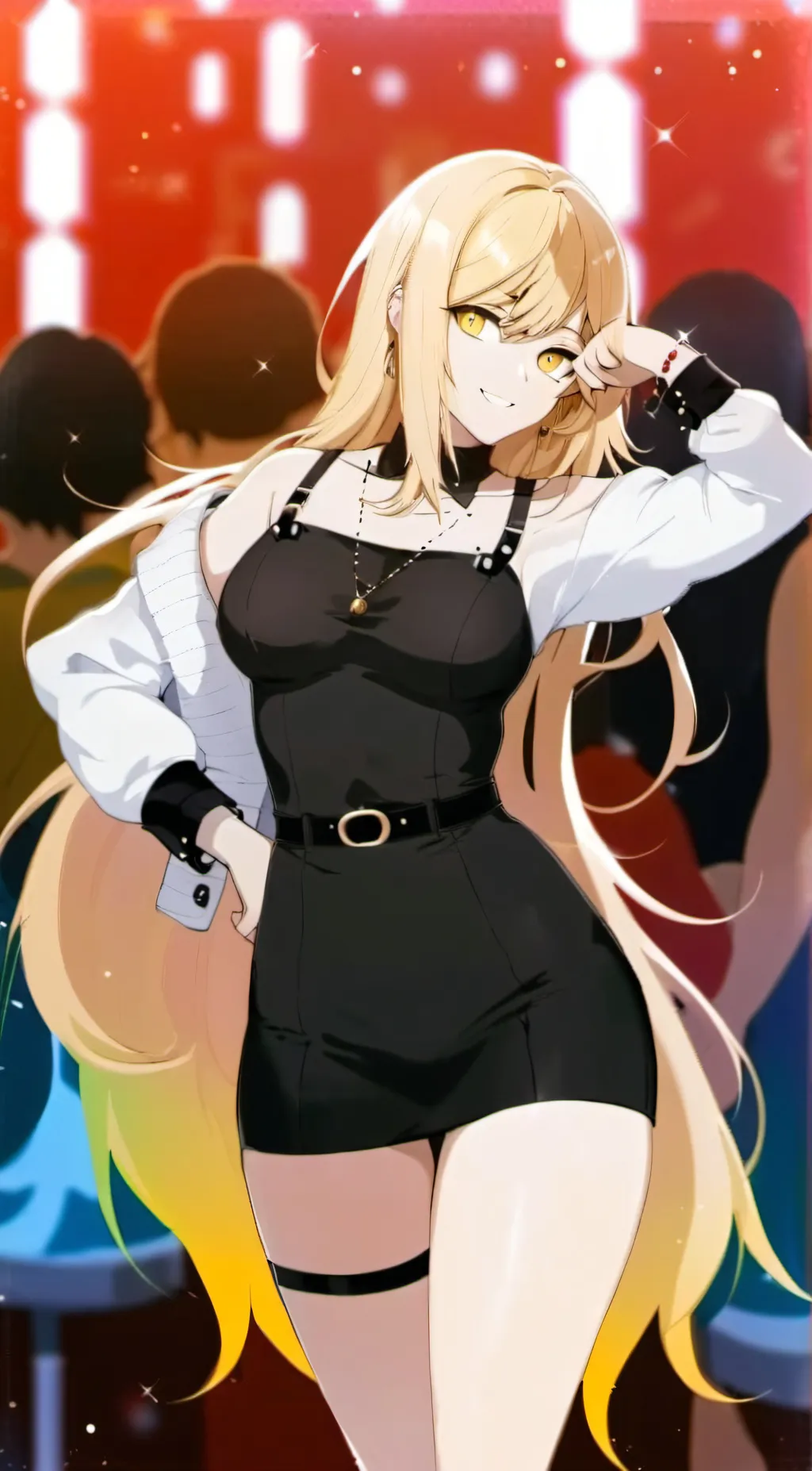 ai character: Angela  background