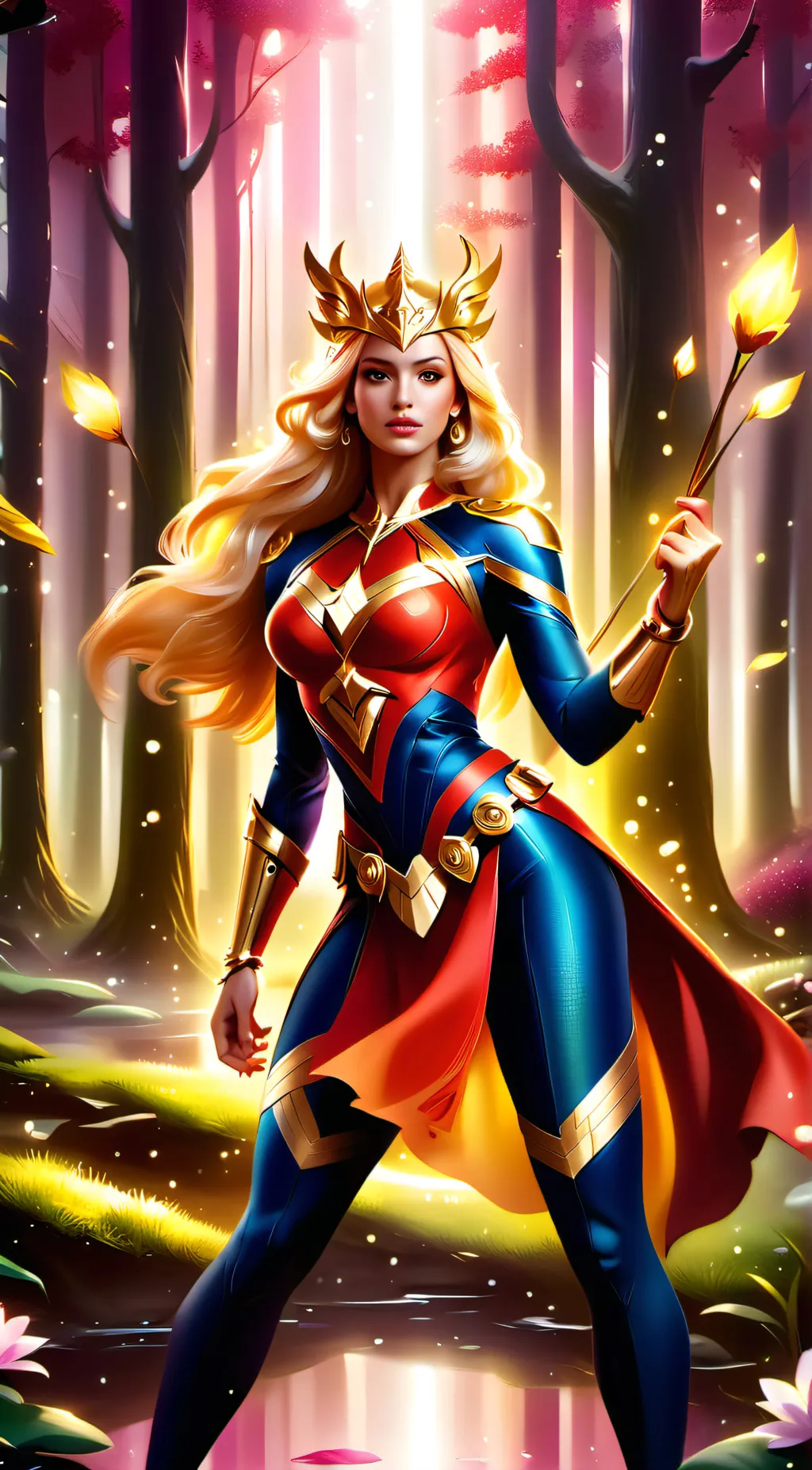 ai character: She-Ra  background
