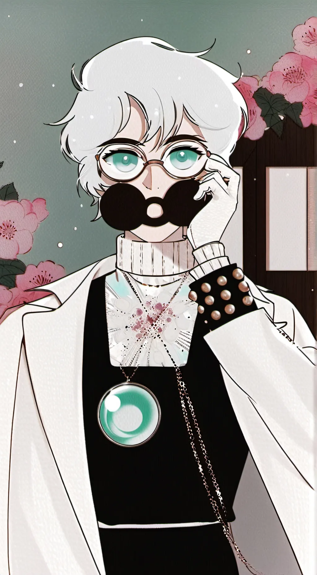 ai character: ☆sᴏʟᴀʀ x lunᴀr☆ background