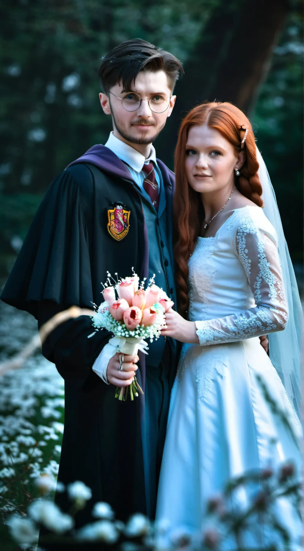 ai character: Hinny Wedding HP background