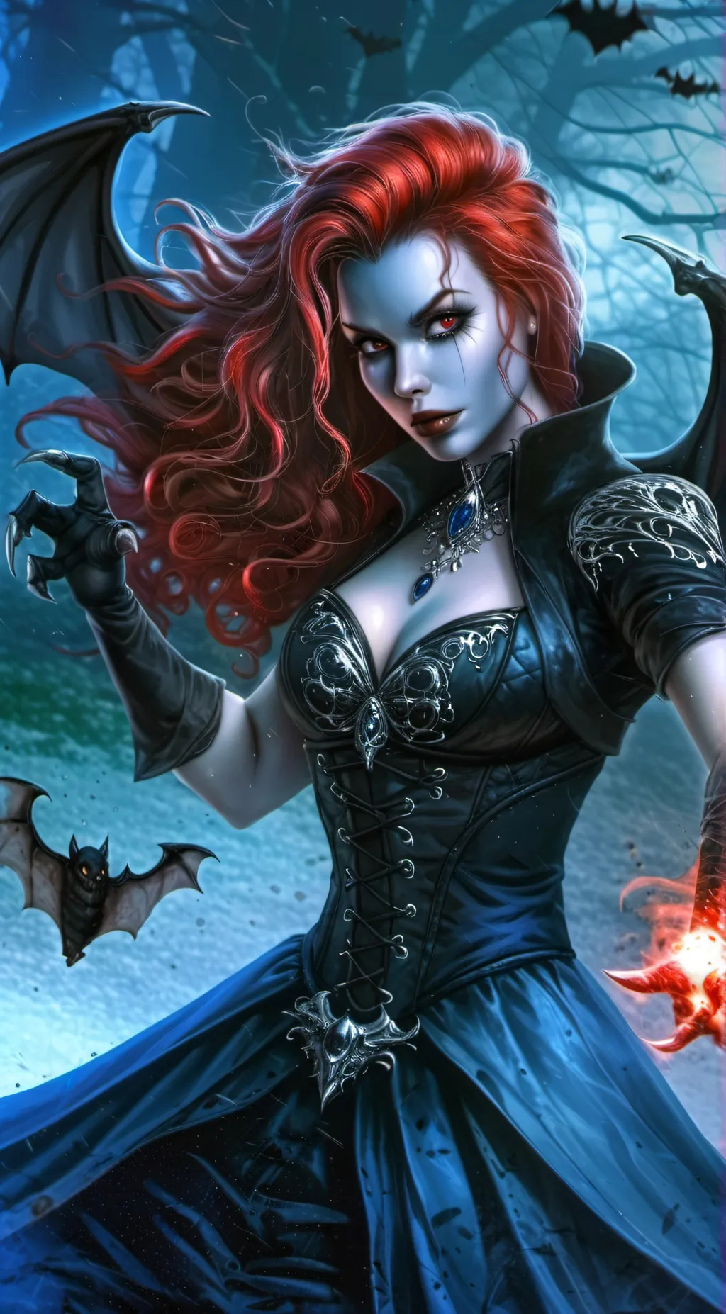 ai character: mystique (vampire) background
