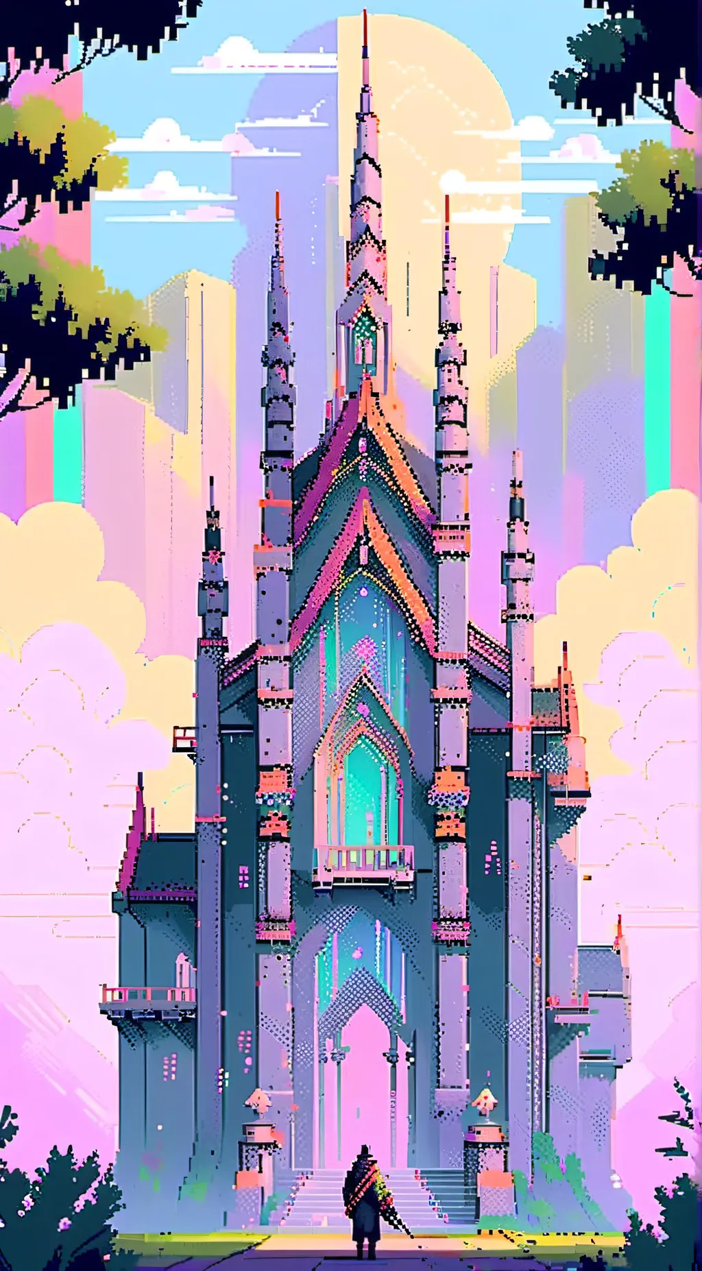 ai character: radioapple background