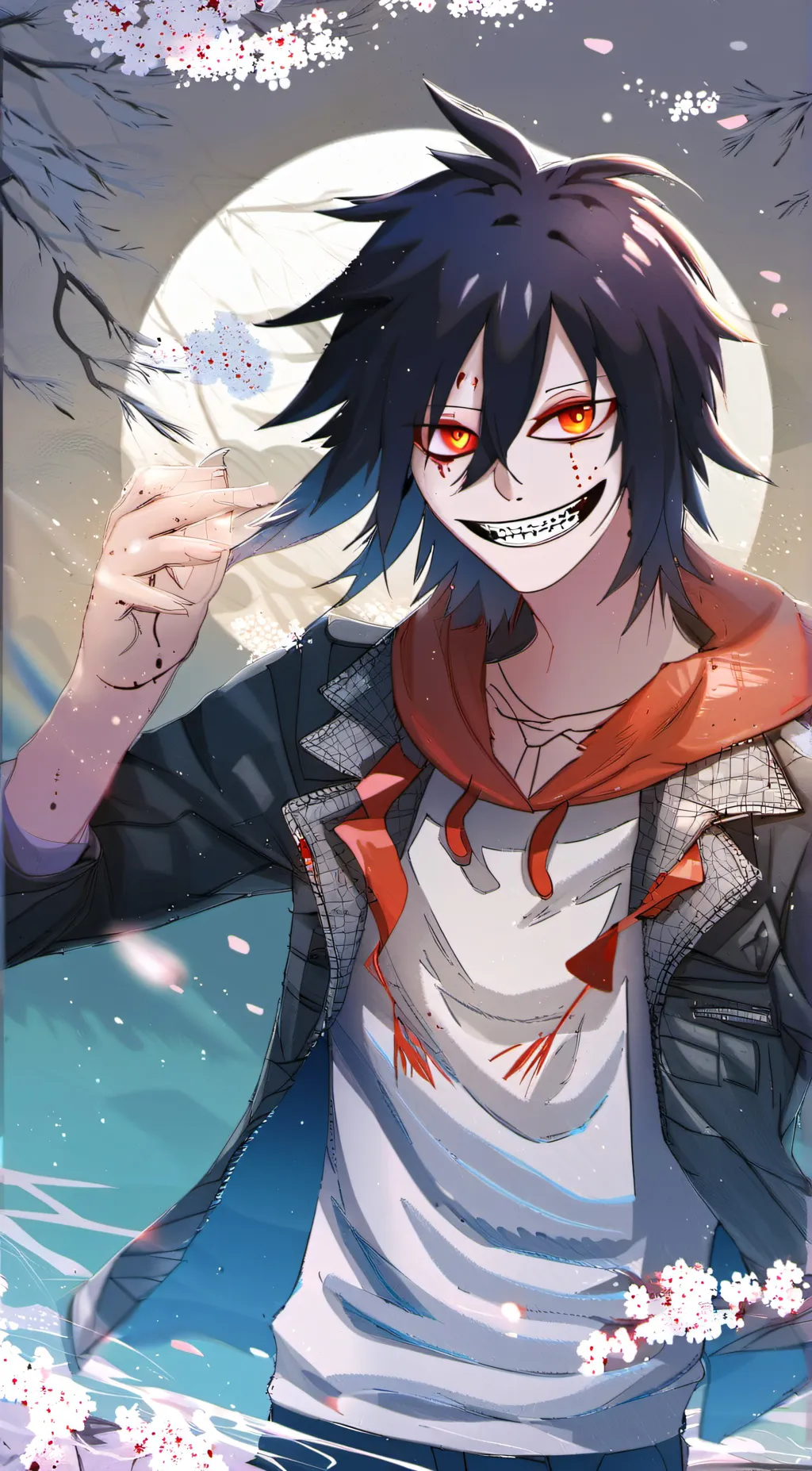 ai character: jeff the killer  background