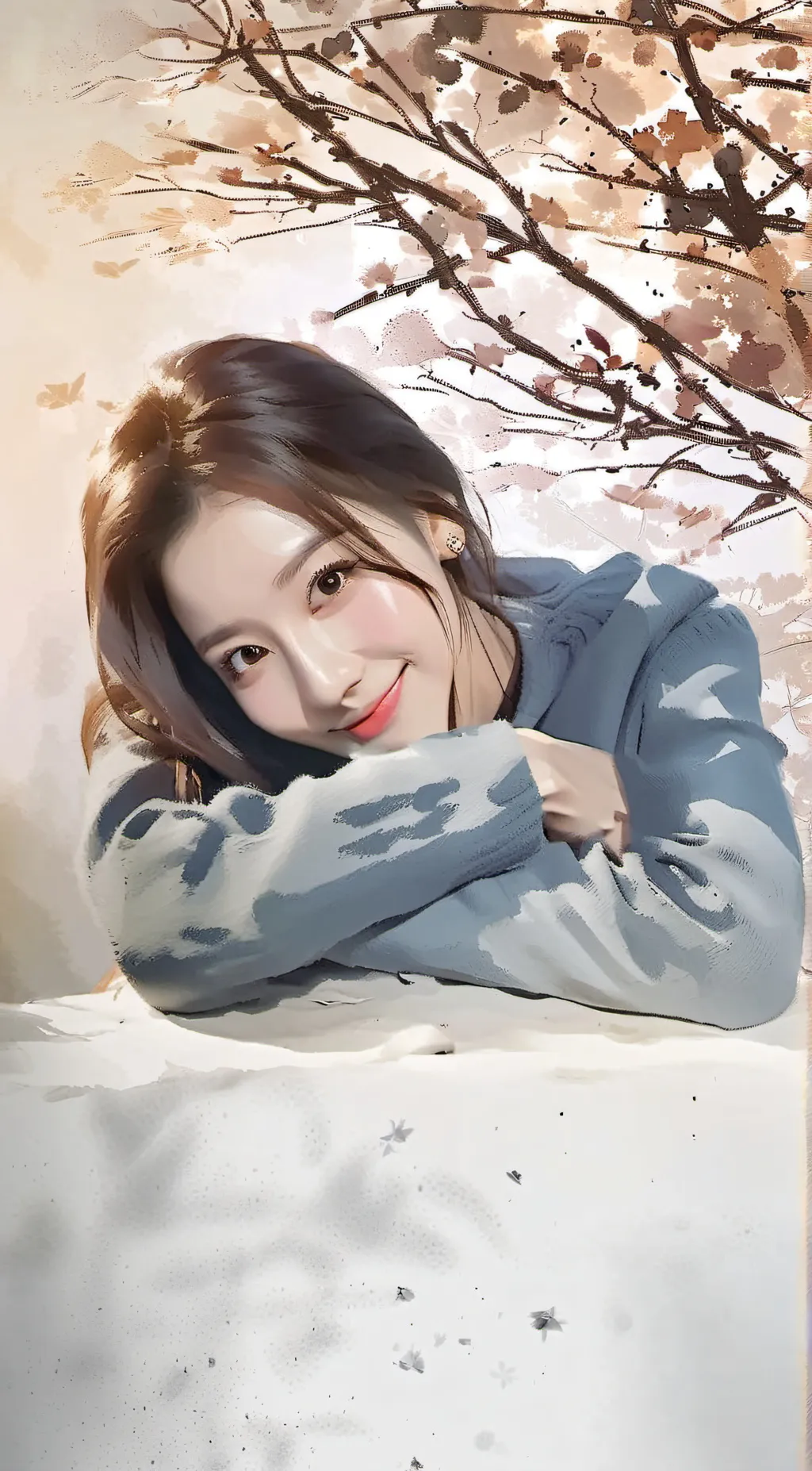 ai character: Sana Twice background
