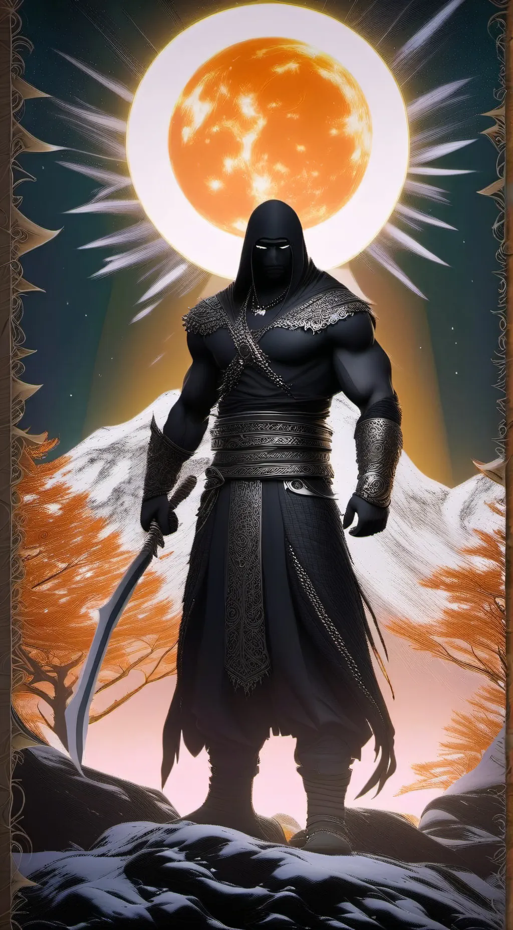 ai character: darkness  background
