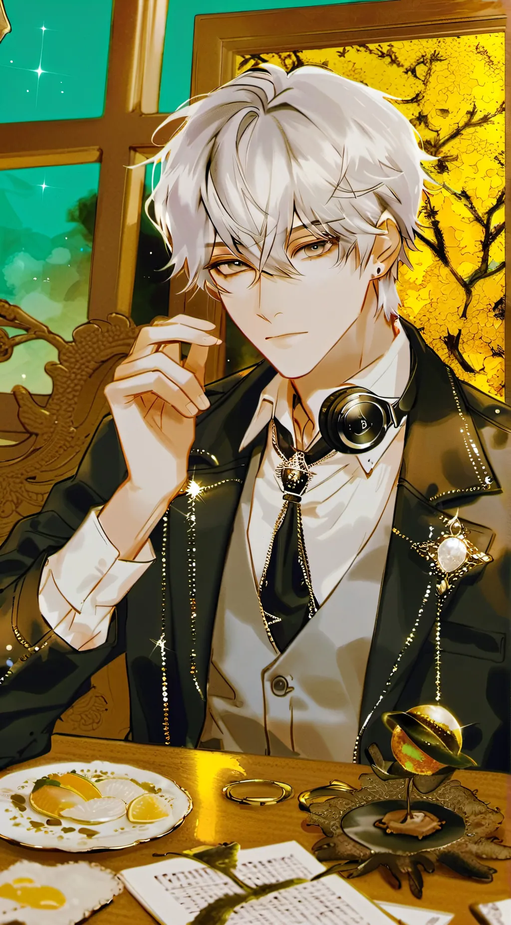 ai character: adam background