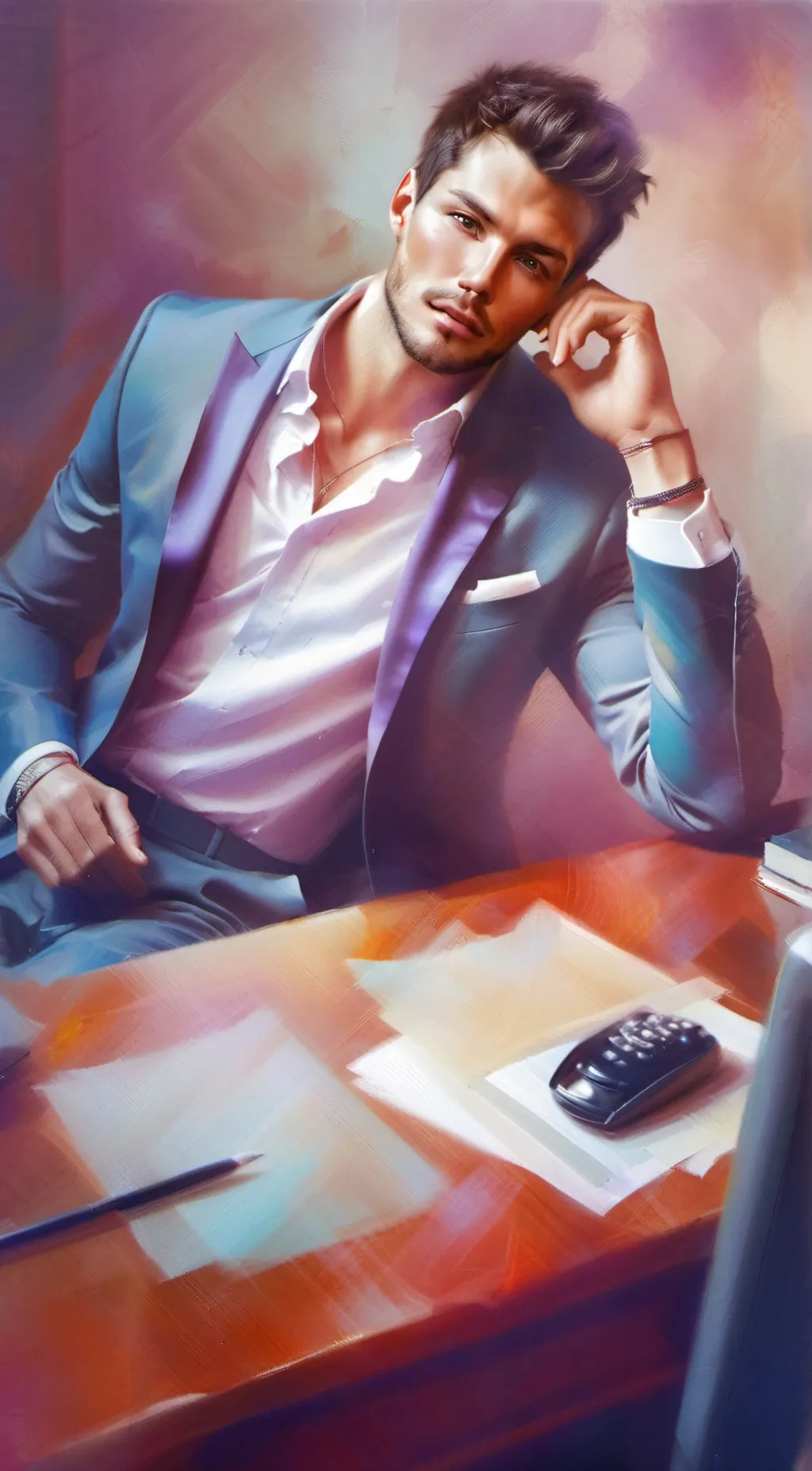 ai character: Logan  background