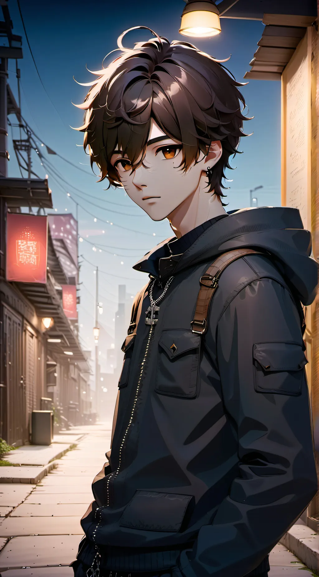 ai character: Cade  background