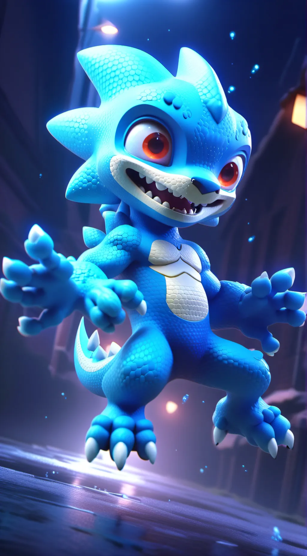 ai character: Veemon background