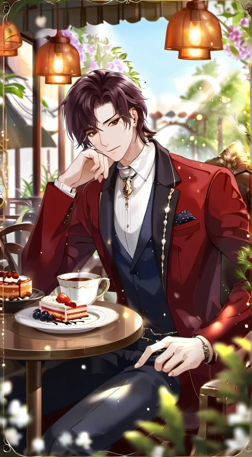 ai character: Vincent  background