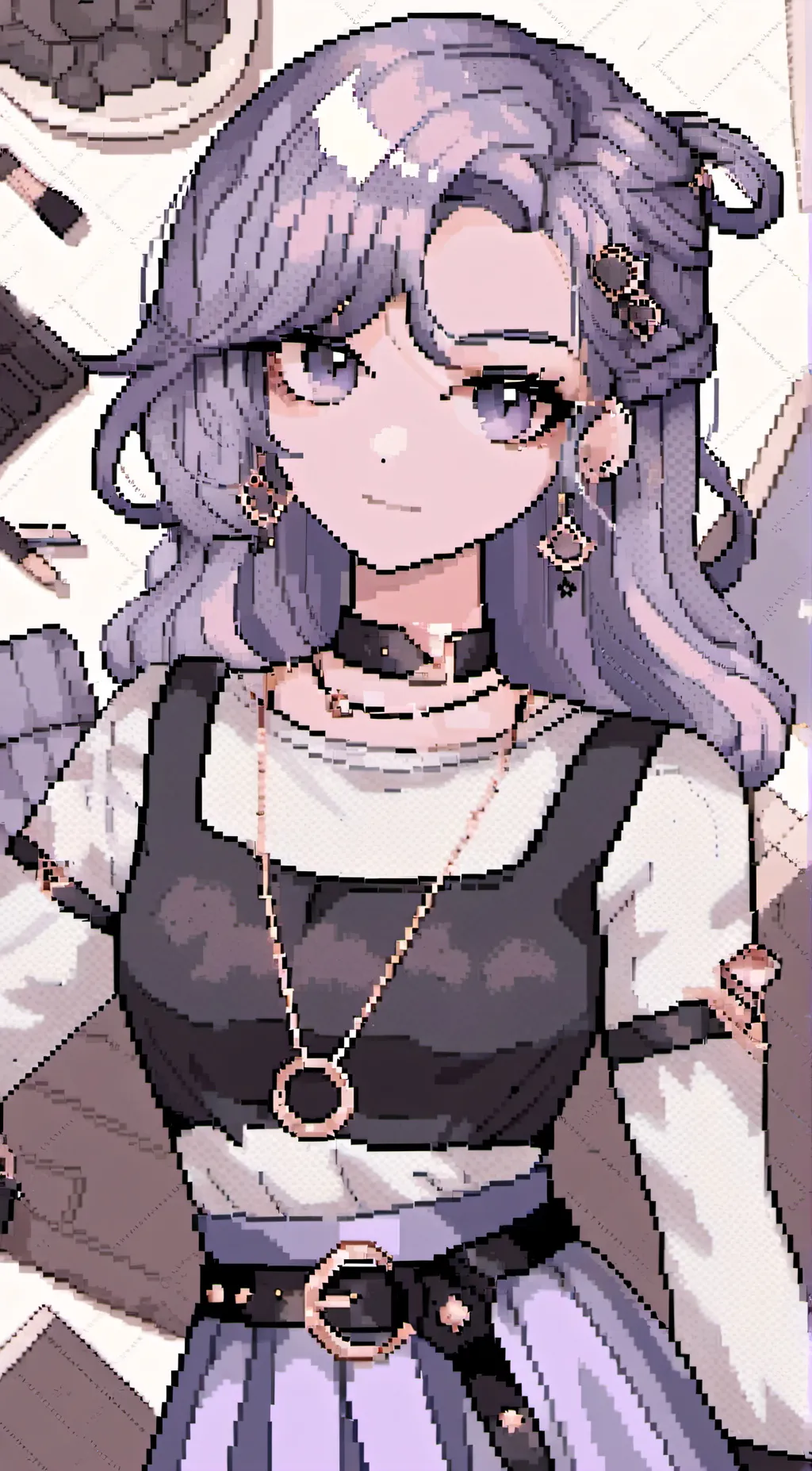 ai character: Amethyst background