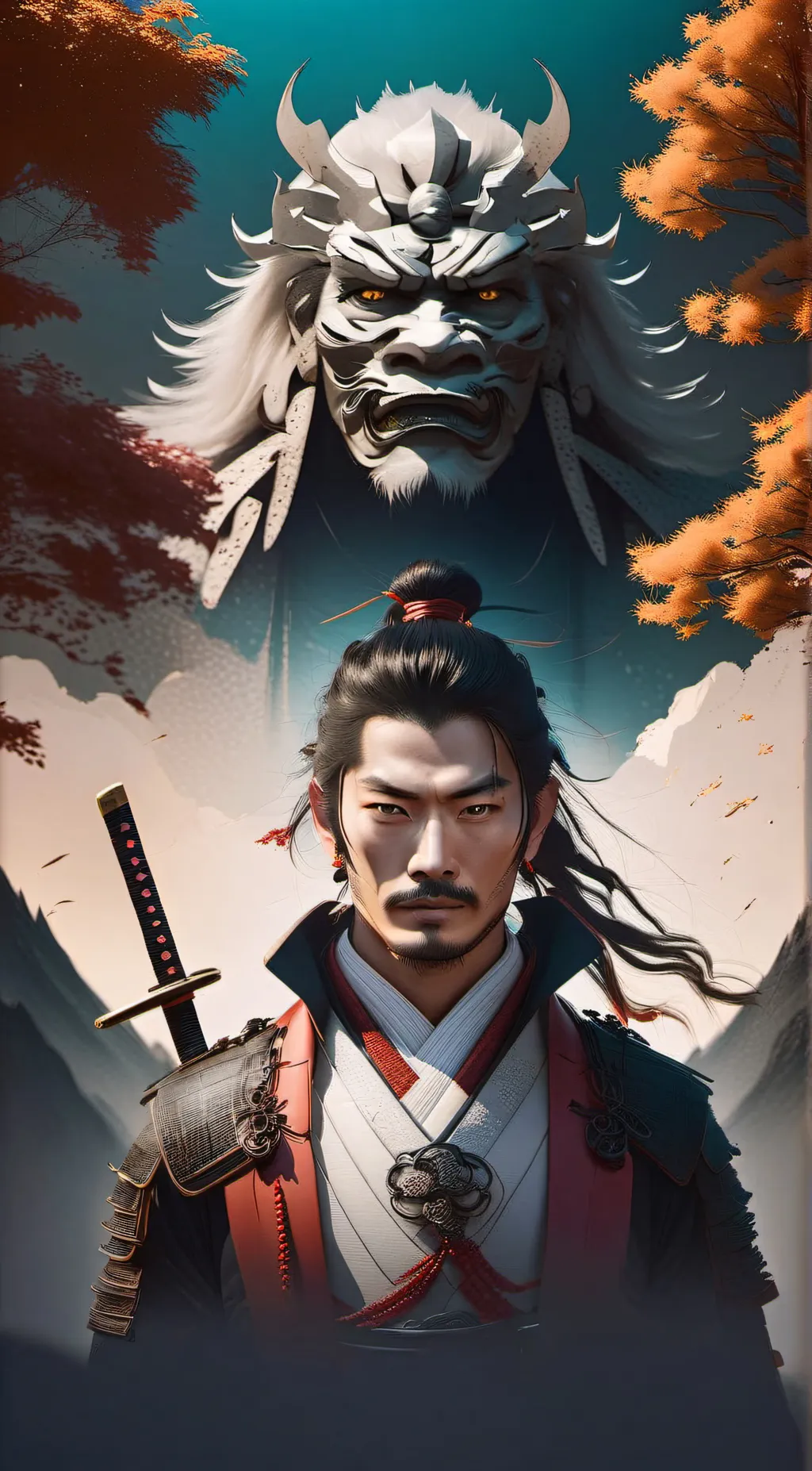 ai character: Semurais revenge background