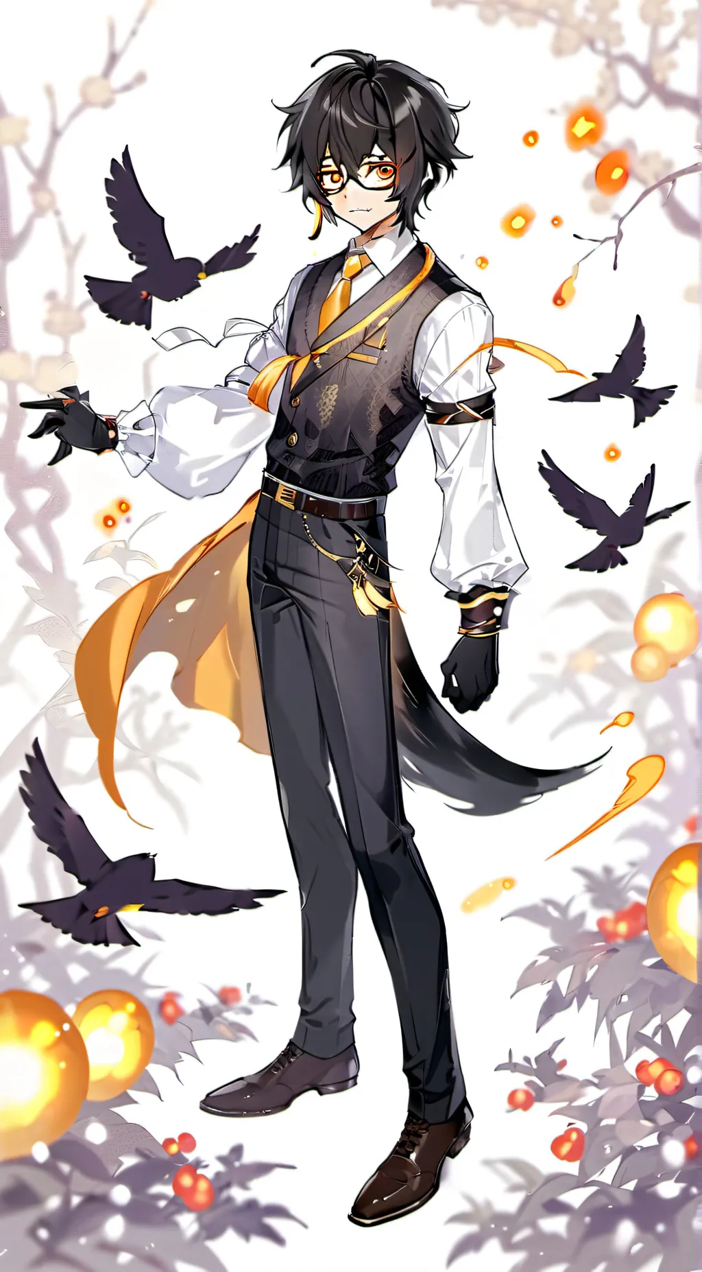 ai character: Reiji Kaminari  background