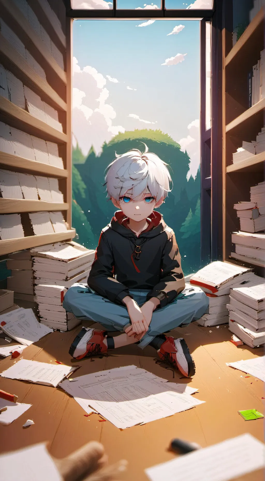 ai character: Tourette’s   background