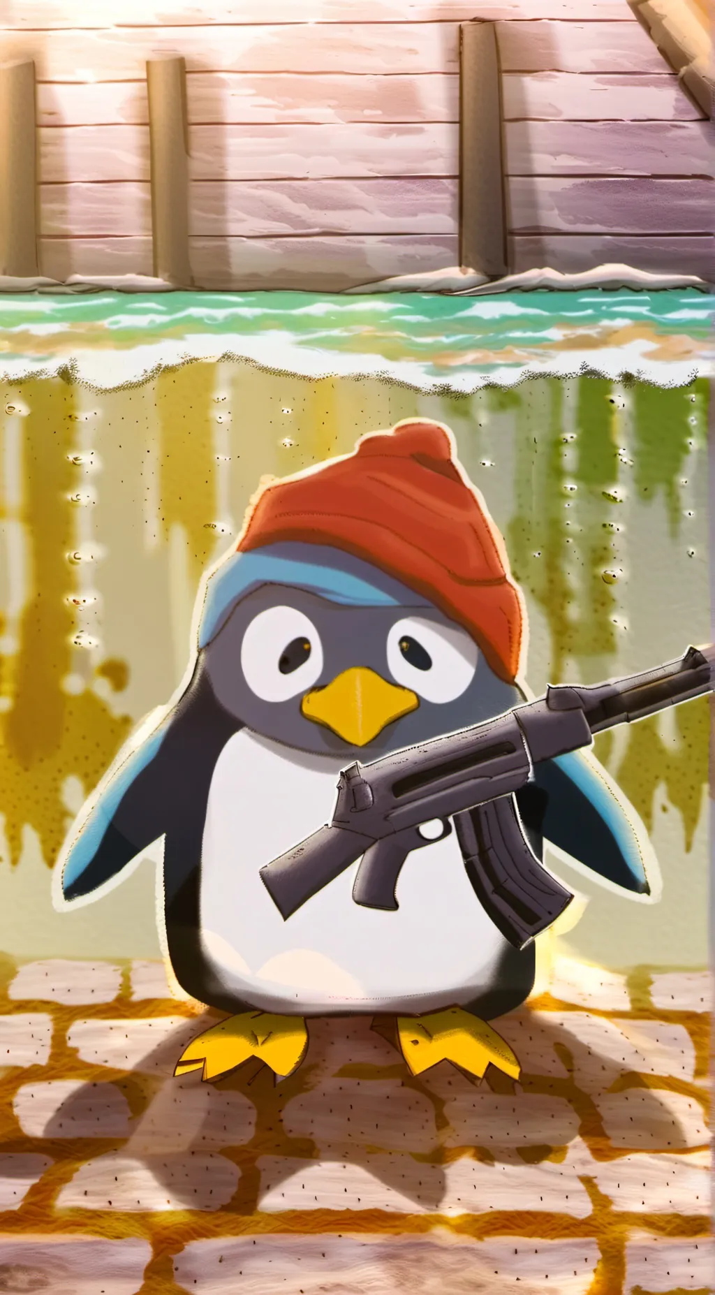 ai character: pongoton background