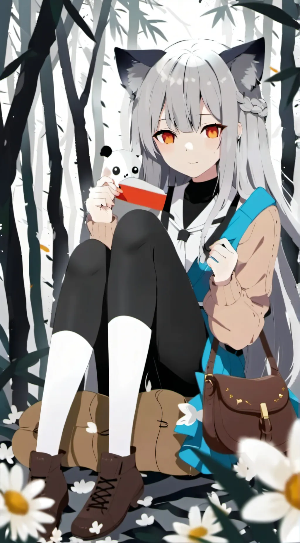 ai character: Katie  background