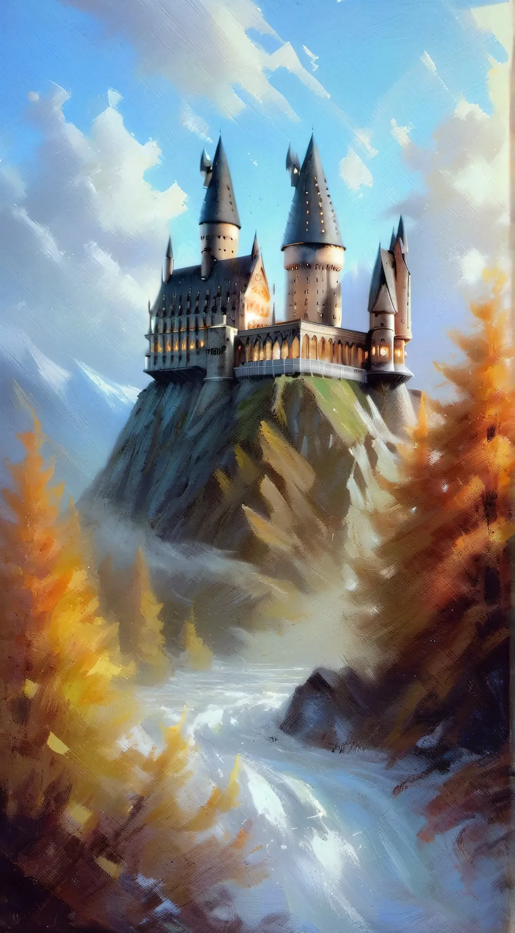 ai character: Hogwarts background