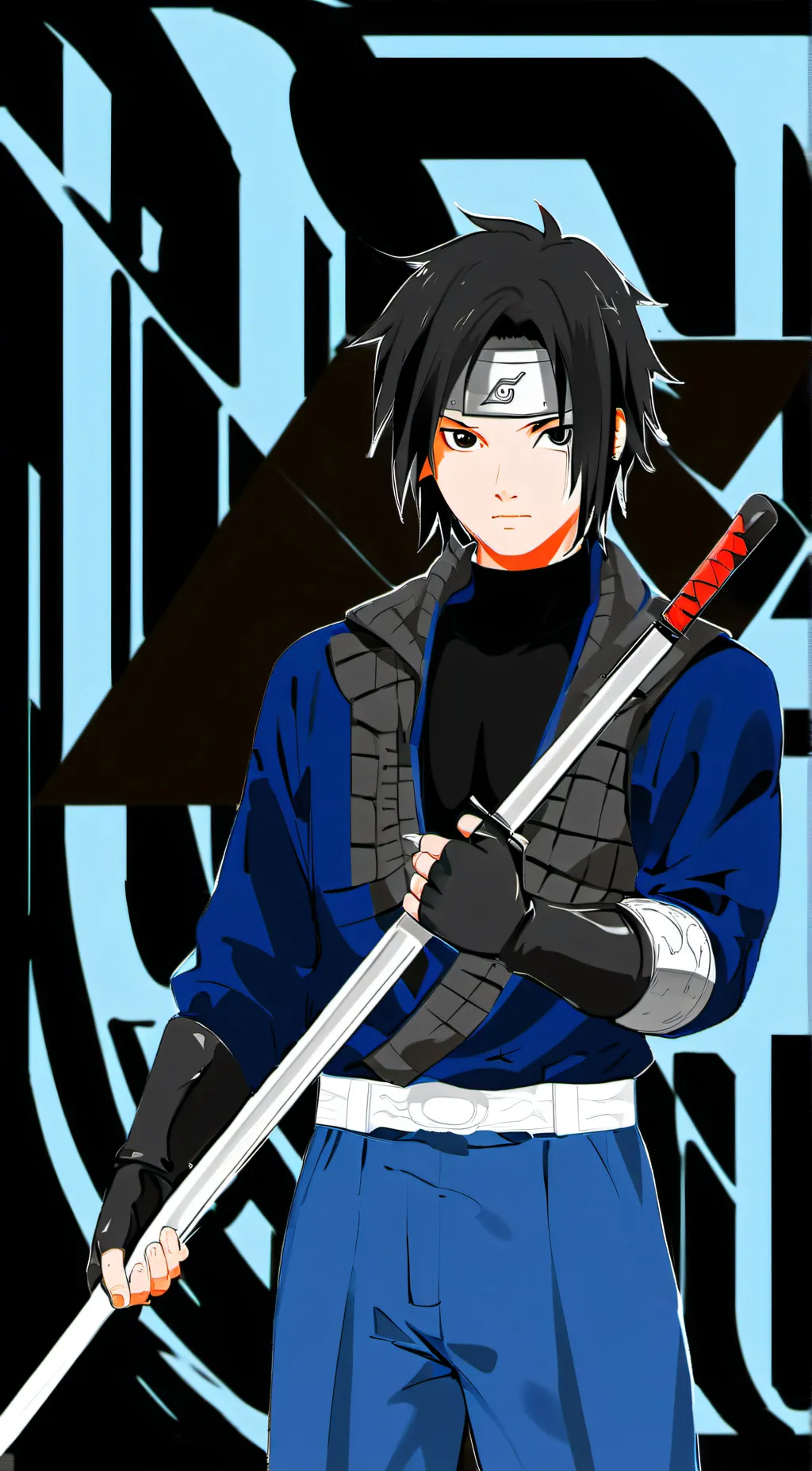 ai character: SASAKI UCHIHA  background