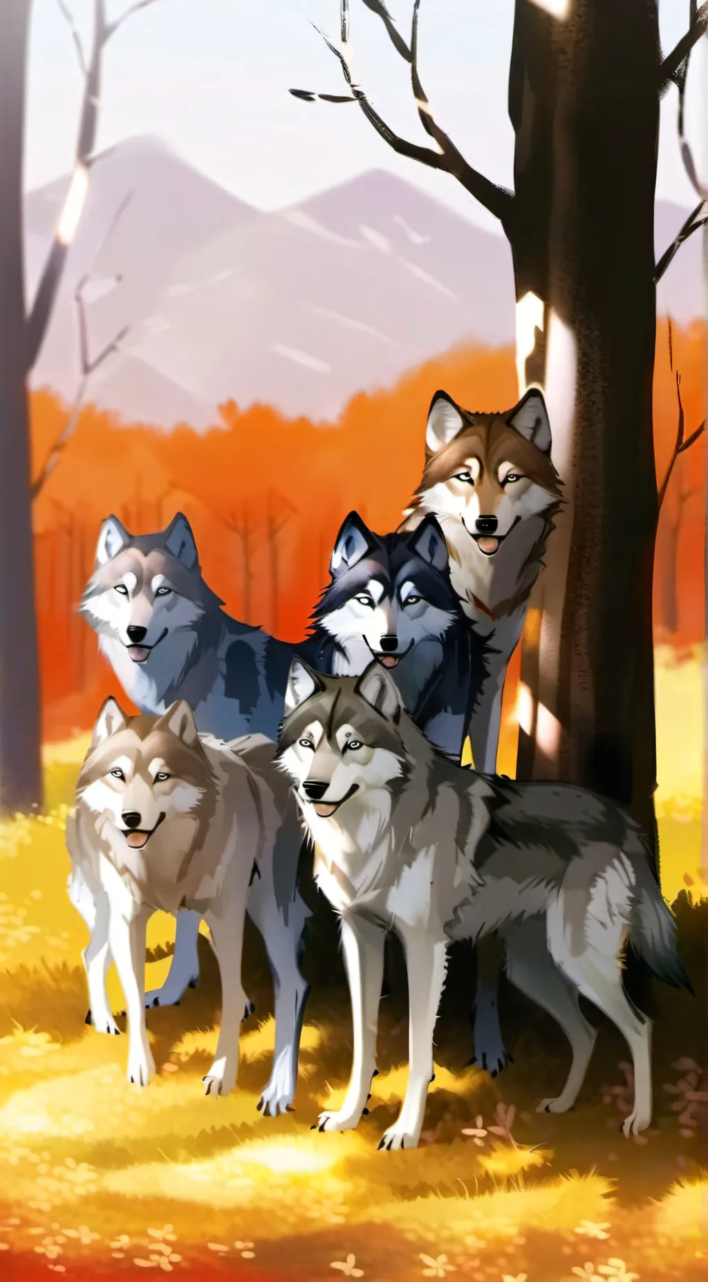 Talkie AI - Chat with wolf pack