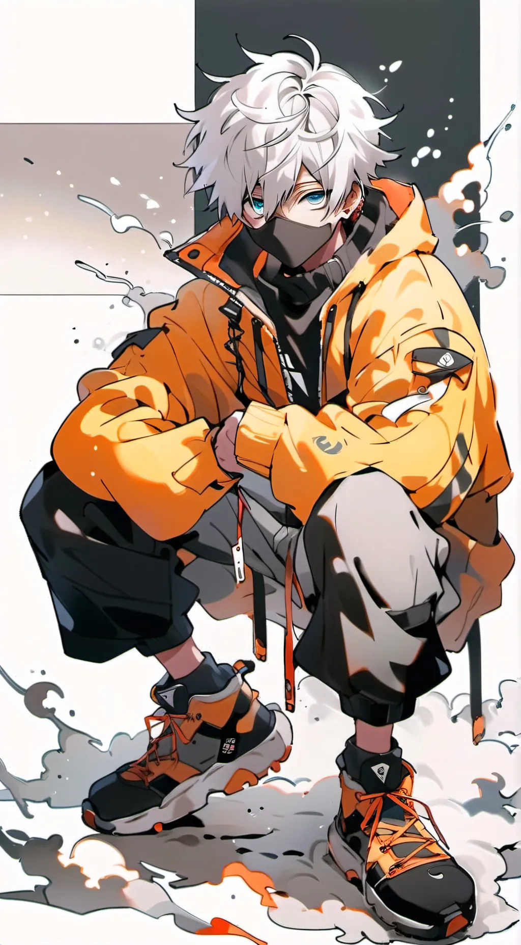 ai character: SATORU GOJO background