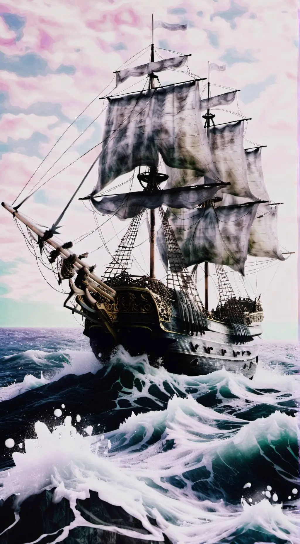 ai character: pirates Caribbean  background