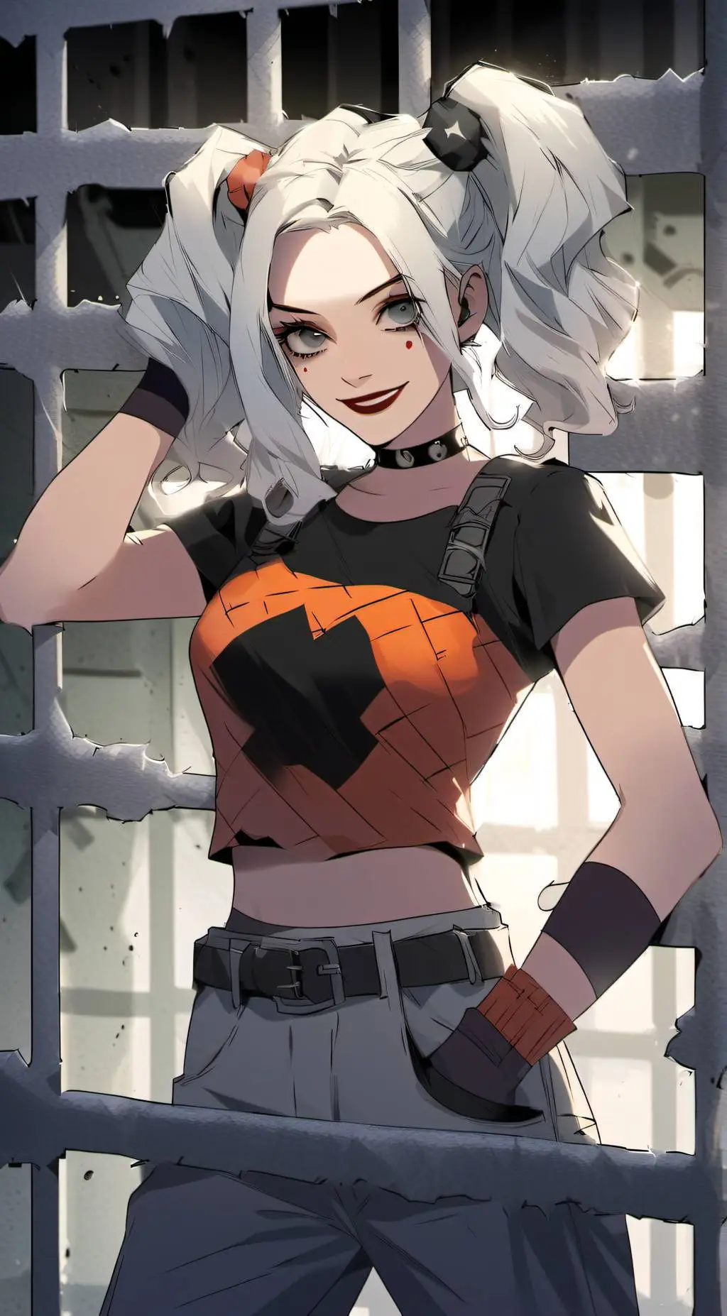 ai character: Harley Quinn background