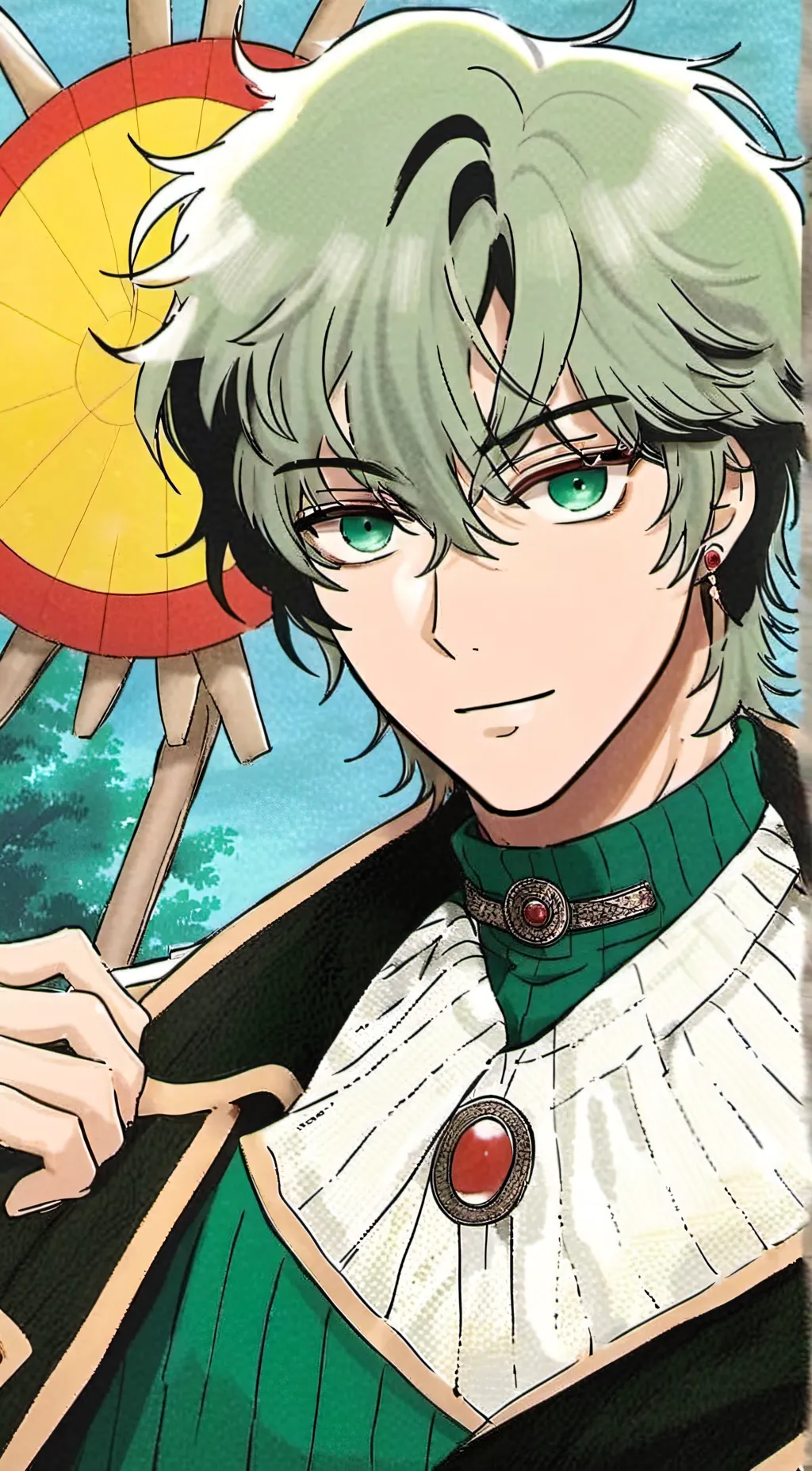 ai character: Alberto  background