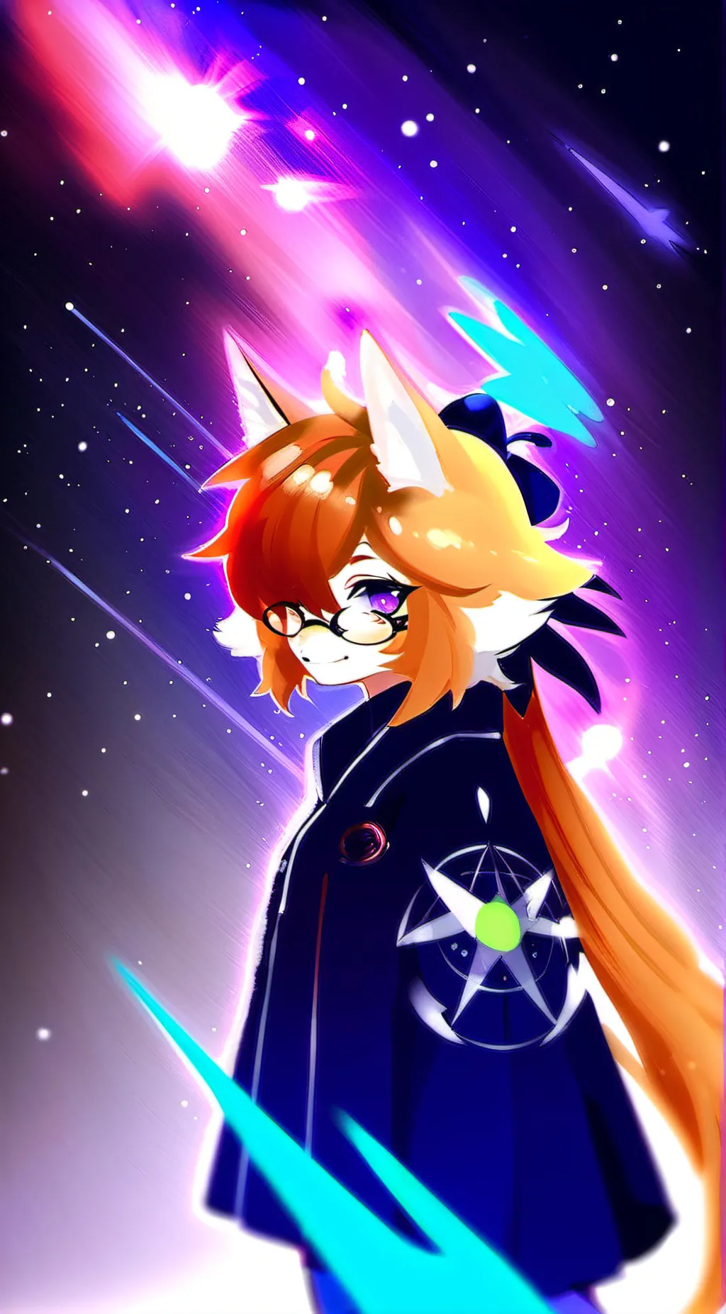 ai character: Arctica the fox background